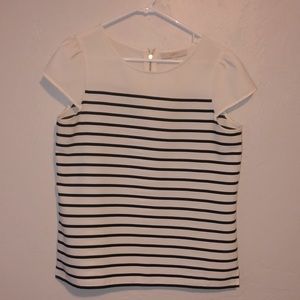 Loft; Size M; Off white and Black